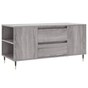 vidaXL Konferenčn&iacute; stolek &scaron;ed&yacute; sonoma 102x44,5x50 cm kompozitn&iacute; dřevo