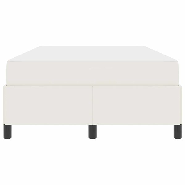 vidaXL R&aacute;m postele s matrac&iacute; Kr&eacute;mov&aacute; 120 x 200 cm textil