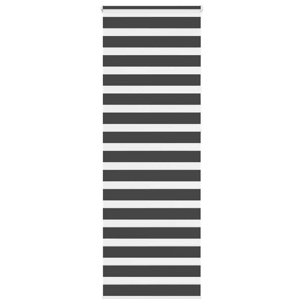 vidaXL Zebra roleta čern&aacute; 85x230 cm &scaron;&iacute;řka l&aacute;tky 80,9 cm polyester