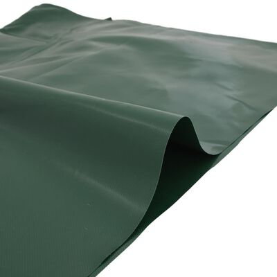vidaXL Plachta zelená 5 x 6 m 650 g/m²