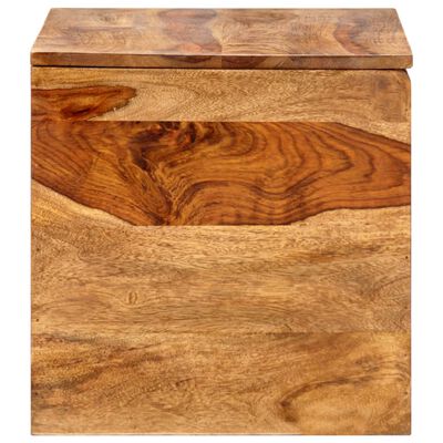 vidaXL Úložná truhla 80 x 40 x 40 cm masivní sheeshamové dřevo
