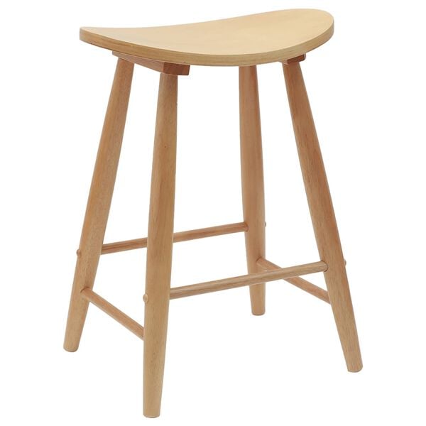 vidaXL J&iacute;deln&iacute; židle 2 pcs Př&iacute;rodn&iacute; 46 x 37 x 63 cm