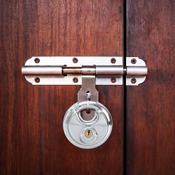 vidaXL Z&aacute;mky Discus se kl&iacute;či 6 pcs Stř&iacute;brn&aacute; 8 x 2.8 x 8 cm