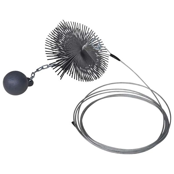 Kulat&yacute; kart&aacute;č na či&scaron;těn&iacute; kom&iacute;nů průměr 20 cm