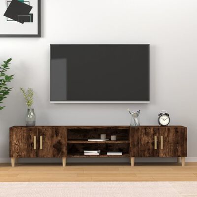 vidaXL TV skříňka kouřový dub 180 x 31,5 x 40 cm kompozitní dřevo