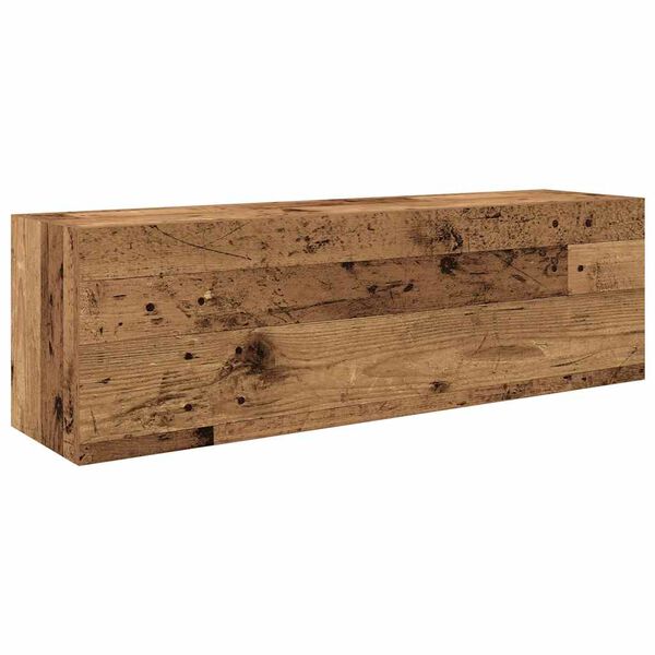 vidaXL Koupelnov&aacute; n&aacute;stěnn&aacute; skř&iacute;ňka old wood 100 x 25 x 30 cm kompozit