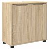 vidaXL Koupelnov&aacute; skř&iacute;ň pod umyvadlo Sonoma dub 60 x 30 x 60 cm