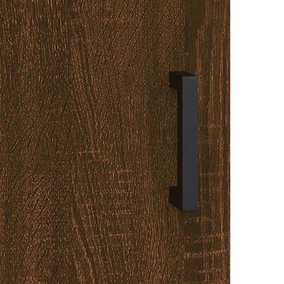 vidaXL Skříň highboard hnědý dub 69,5 x 34 x 180 cm kompozitní dřevo