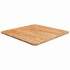 vidaXL Čtvercov&aacute; stoln&iacute; deska světle hněd&aacute;50x50x1,5cm o&scaron;etřen&yacute; dub