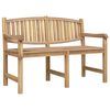 vidaXL Zahradn&iacute; lavice 149,5 x 60 x 90 cm masivn&iacute; teakov&eacute; dřevo
