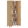 vidaXL Skř&iacute;ň highboard dub sonoma 69,5 x 34 x 180 cm kompozitn&iacute; dřevo