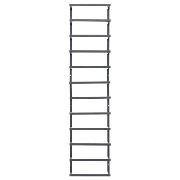 vidaXL Vě&scaron;&aacute;k na ručn&iacute;ky čern&yacute; 24 x 12 x 96 cm ocel