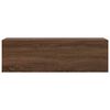 vidaXL Koupelnová nástěnná skříňka hnědý dub 100 x 25 x 30 cm kompozit