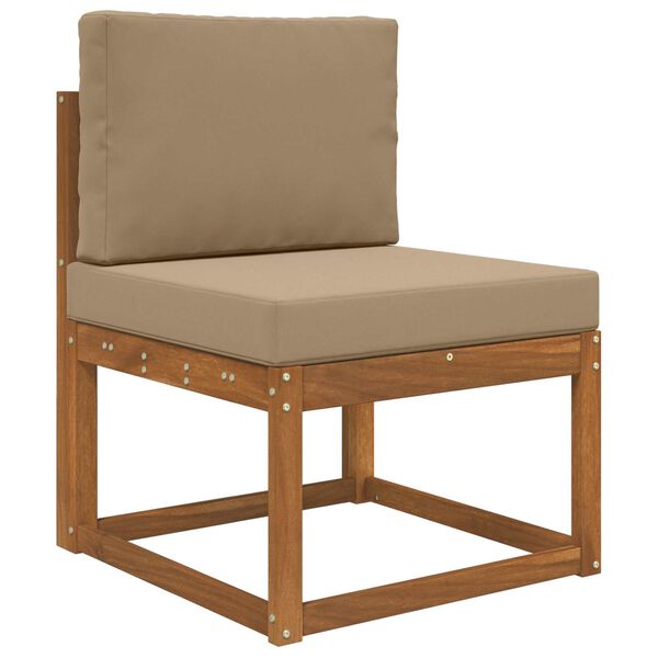 vidaXL Venkovn&iacute; pol&scaron;t&aacute;ř na pohovku 2 pcs Taupe Polyester