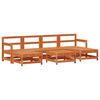 vidaXL Zahradn&iacute; lounge set 7 pcs Voskově Hněd&aacute; Masivn&iacute; borovice
