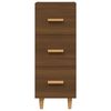 vidaXL Příborník Hnědý dub 34,5 x 34 x 90 cm kompozitní dřevo