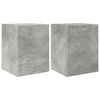 vidaXL TV wall cabinet 2 ks Beton Kompozitn&iacute; dřevo
