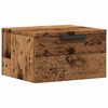 vidaXL N&aacute;stěnn&yacute; nočn&iacute; stolek old wood 34 x 30 x 20 cm