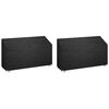 vidaXL Plachty na zahradn&iacute; lavice 2 ks 12 oček 210 x 70 x 70/88 cm PE