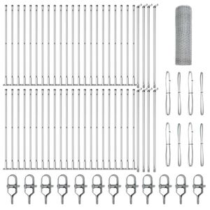 vidaXL Plotov&yacute; sloupek. Stř&iacute;brn&aacute;