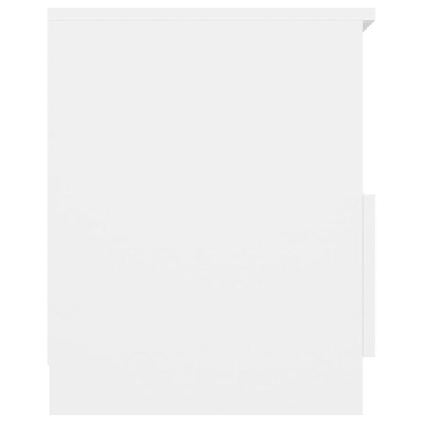 vidaXL Noční stolek bílý 40 x 40 x 50 cm kompozitní dřevo