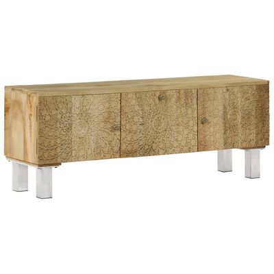 vidaXL TV stolek z masivního mangovníkového dřeva 118 x 30 x 45 cm