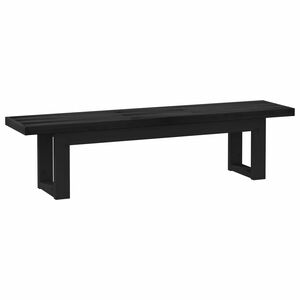 vidaXL J&iacute;deln&iacute; lavička NOAIN 180 x 41 x 45 cm Masivn&iacute; borovice Čern&aacute;