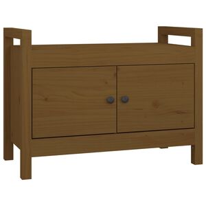 vidaXL Lavice do předs&iacute;ně medově hněd&aacute; 80x40x60 cm masivn&iacute; borovice