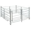 Ohrada pro ovce 137 x 137 x 92 cm, 4 panely z pozinkovan&eacute; oceli