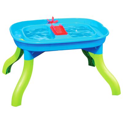 vidaXL Dětský stůl na písek a vodu 3 v 1 67,5x52x38 cm polypropylen