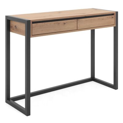 Finori Konzolový stolek Denver 44 dub artisan a antracitově šedý