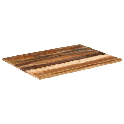 vidaXL Stolní deska 80 x 60 x (1,5–1,6) cm masivní recyklované dřevo