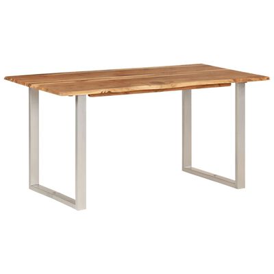 vidaXL Jídelní stůl 154x80x76 cm masivní akáciové dřevo