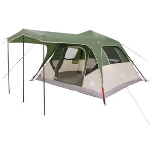 vidaXL Rodinn&yacute; stan Zelen&aacute; 305 x 275 x 190 cm Polyester a ocel
