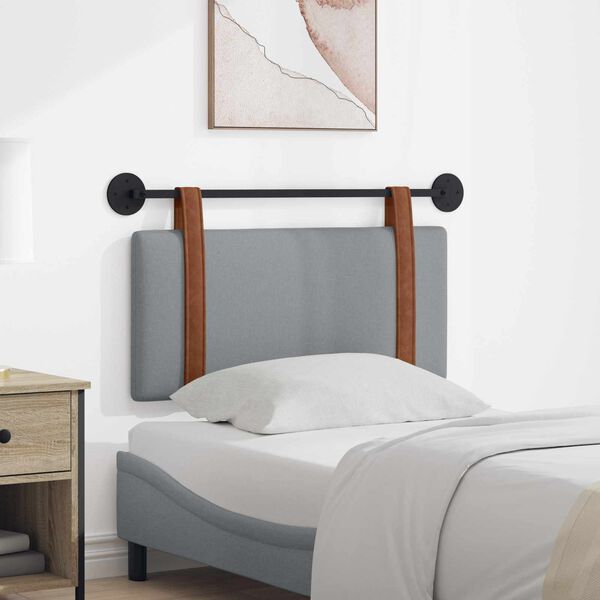 vidaXL Z&aacute;věsn&aacute; čeln&iacute; deska Světle &scaron;ed&aacute; 90 x 55 x 5 cm Antick&yacute; PU