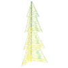 vidaXL V&aacute;nočn&iacute; stromeček 160 LED Tepl&aacute; b&iacute;l&aacute; 150 cm PET