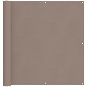 vidaXL Balkonov&aacute; clona Taupe 110 x 300 cm Oxford l&aacute;tka
