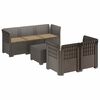 vidaXL 5-m&iacute;stn&eacute; Zahradn&iacute; Sofa s Pol&scaron;t&aacute;ři ve Vzhledu Ratan PP