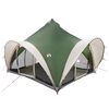 vidaXL Tipi stan se střechou Zelen&aacute; 6 osob Polyester a ocel