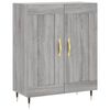 vidaXL Skř&iacute;ň highboard &scaron;ed&aacute; sonoma 69,5 x 34 x 180 cm kompozitn&iacute; dřevo