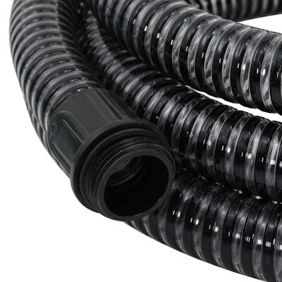 vidaXL Sací hadice s mosaznými konektory černá 1,1" 4 m PVC