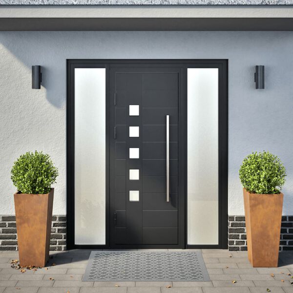 vidaXL Zahradní truhlíky 2 ks 35x35x75 cm povětrnostně odolná ocel