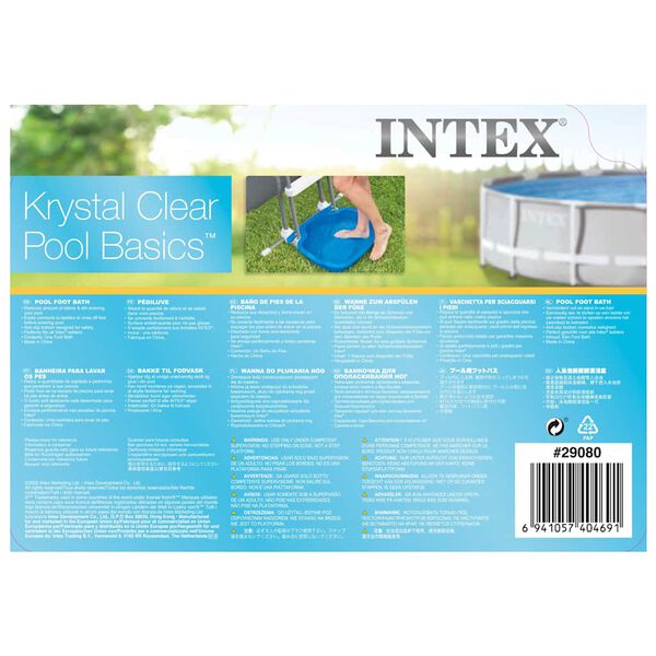 Intex Vanička na nohy k baz&eacute;nu 11,5 l 56 x 46 x 9 cm modr&eacute;