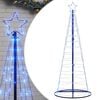 vidaXL LED v&aacute;nočn&iacute; stromek 200 modr&yacute;ch LED diod 180 cm