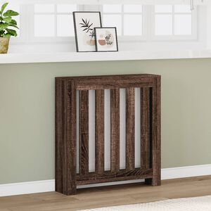 vidaXL Kryt na radi&aacute;tor hněd&yacute; dub 78 x 20 x 82 cm kompozitn&iacute; dřevo
