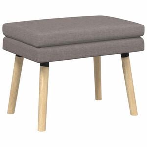 vidaXL Dvou&uacute;rovňov&aacute; lavice Taupe 60 x 40 x 46 cm Textil