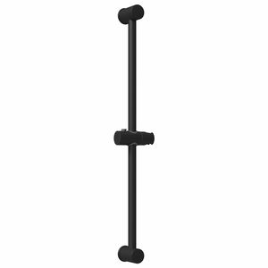 vidaXL Drž&aacute;k sprchov&eacute; hlavice Čern&aacute; 70 cm Nerezov&aacute; ocel