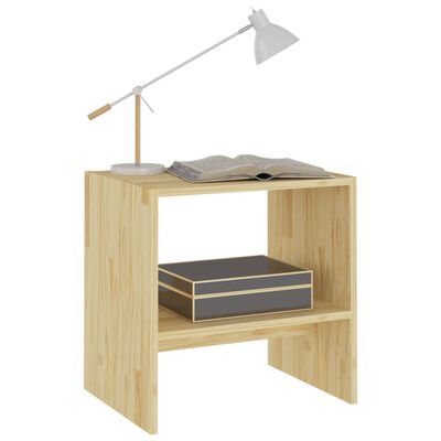 vidaXL Noční stolek 40 x 30,5 x 40 cm masivní borové dřevo