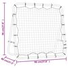 vidaXL Nastavitelný fotbalový rebounder 96 x 80 x 96 cm Ocel a PE