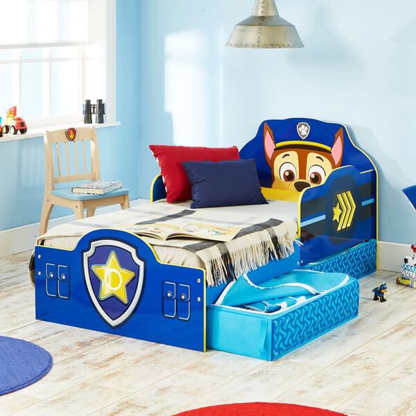 Paw Patrol Dětská postel se zásuvkami 145x68x77 cm modrá WORL268007